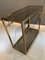 Art Deco Gold and Chrome Console Table, Image 4