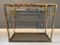 Art Deco Gold and Chrome Console Table, Image 2