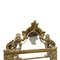 Espejo Luis XV de madera dorada, Imagen 10