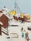 Schwedischer Winter, Farblithographie 3