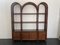 Malacca Rattan & Crystal Bookcase from Vivai del Sud, 1970s 1