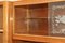 Mid-Century Cabinet in Wood with Showcase 14