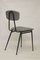 Mid-Century Chairs with Tubular Metal Base & Light Gray Fabric, Set of 6 11