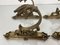 Antique French Bronze Coat Hooks, 1900s, Set of 4 11