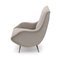 Armchair in Gray Fabric, 1960s 7