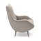 Armchair in Gray Fabric, 1960s 4