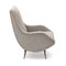 Armchair in Gray Fabric, 1960s, Image 4