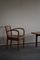 Dänischer moderner Sessel aus Buche und Papierkordel im Stil von Frits Schlegel, 1930er 11