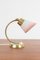 Tiny Copper Table Light with Glass Shade from Meissen, 1950s, Image 1
