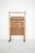 Mid-Century Wooden Folding Rolling Trolley, 1960s 3