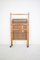 Mid-Century Wooden Folding Rolling Trolley, 1960s, Image 3