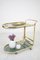 Rolling Copper Drinks Trolley with Smoked Glass, 1970s, Image 11