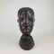 Vintage Ebony Wood Head Sculptures, Africa, 1970s, Set of 2 4
