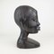 Vintage Ebony Wood Head Sculptures, Africa, 1970s, Set of 2 6