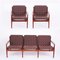 Mid-Century Danish Sofa and Armchairs by Arne Vodder for Glostrup, 1960s, Set of 3 2