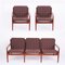 Mid-Century Danish Sofa and Armchairs by Arne Vodder for Glostrup, 1960s, Set of 3 2