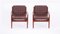 Mid-Century Danish Armchair & Chaise Longue Set by Arne Vodder for Glostrup, 1960s, Set of 2, Image 2