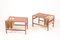 Mid-Century End Tables with Magazine Racks, Denmark, 1960s, Set of 2, Image 4