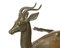 Art Deco Antelopes on Marble and Onyx Base 8