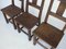 Rustic Solid Oak Dining Set, Set of 7 11