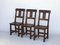 Rustic Solid Oak Dining Set, Set of 7, Image 4