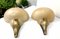 Art Deco Style Alabaster and Bronze Wall Lamps, 1950s, Set of 2, Image 2