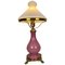 Table Lamp in Pink Opaline Glass, 1930s 1