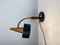 Table Lamp in Black Metal and Teak, Denmark, 1960s 5