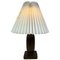 Table Lamp in Disco Metal with Paper Shade by Just Andersen, 1930s, Image 1