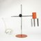 Vintage Italian Orange Aluminium Desk Lamp from Prova, 1960s, Image 7