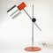 Vintage Italian Orange Aluminium Desk Lamp from Prova, 1960s 1