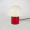 Tischlampe in Rot & Weiß von Dijkstra Lampen, 1970er 2