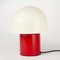 Tischlampe in Rot & Weiß von Dijkstra Lampen, 1970er 7