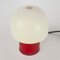 Red and White Mushroom Table Lamp from Dijkstra Lampen, 1970s, Image 3