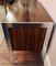 Danish Rosewood & Brushed Chrome Drinks Cabinet, 1960s 4