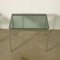 Chromed Metal and Smoked Glass Coffee Tables, Italy, 1980s, Set of 3, Image 8