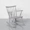 Spindle Back Rocking Chair in Grey from Pastoe, Image 1