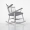 Spindle Back Rocking Chair in Grey from Pastoe 10