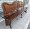 Wooden Bench with Lion Paws in Solid Wood, Italy, 1950s 3