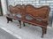 Wooden Bench with Lion Paws in Solid Wood, Italy, 1950s 2