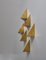 Scandinavian Modern Butterfly Shelves in Brass by Poul Cadovius, 1958, Set of 6 3