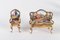 Miniature Gilt Bronze and Enamel Salon, Set of 7 7