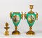 Gilt Bronze and Painted Porcelain Vases, Set of 2 9