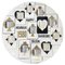 Calendar Porcelain Plate for the Year 1980 by Piero Fornasetti 1