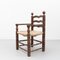 Early 20th Century Rustic Armchairs in Wood and Rattan, Set of 2 14