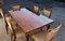 Mid-Century French High Gloss Dining Table in Rosewood, Image 2