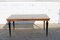 Mid-Century French High Gloss Dining Table in Rosewood 1