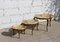 Mid-Century Marble & Brass Nesting Tables, Set of 3 4