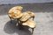 Mid-Century Marble & Brass Nesting Tables, Set of 3 8