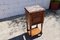 Vintage French Bedside Table with Grey & Red Marble Top 3